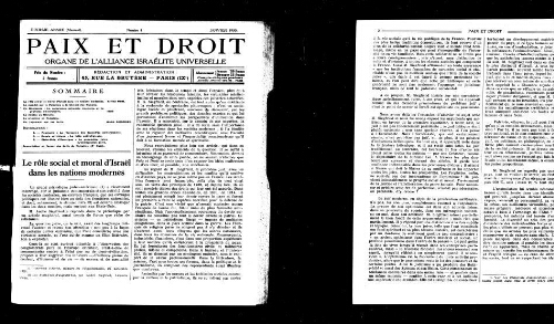 Paix et Droit.  (01/01/1930)